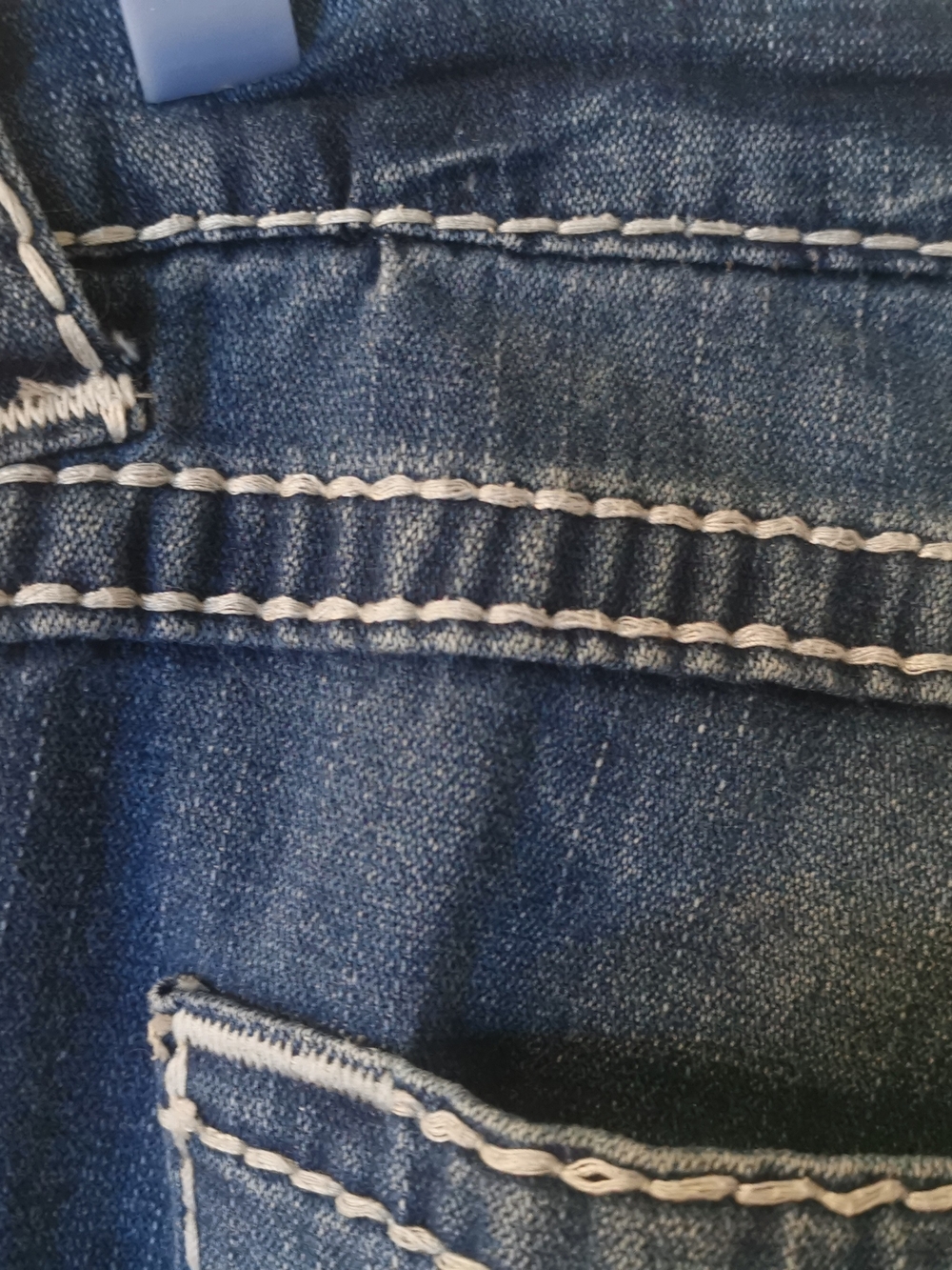 Vintage True Religion Billy Super T Low Rise Contrast Stitch Jeans USA 31 - Picture 3 of 9
